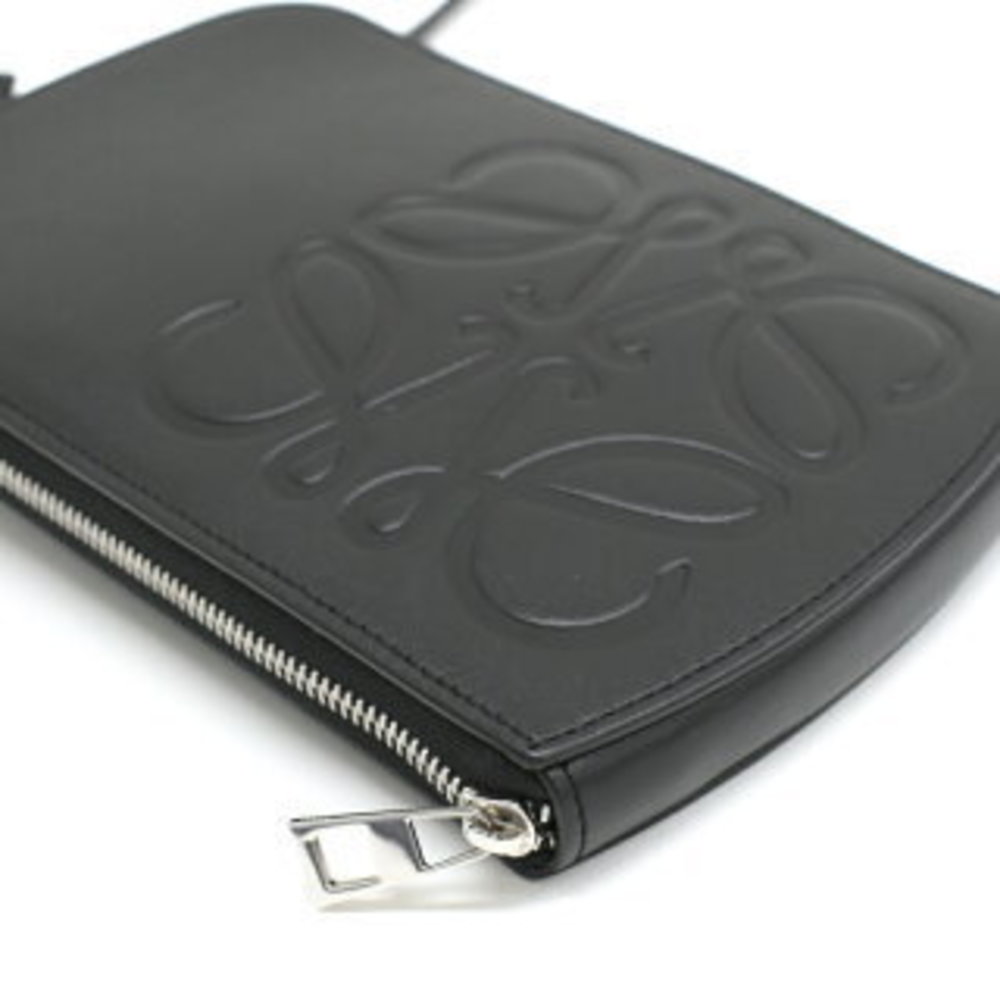 Loewe Multi Functional Case Crossbody Anagram Lea… - image 6